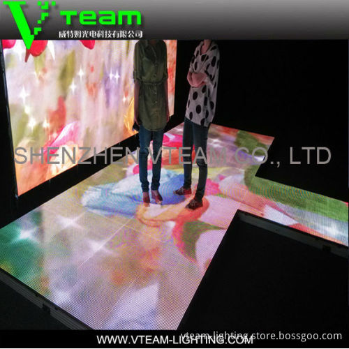 VTEAM Wedding party led dance floor/portable led rgb dance floor for sale